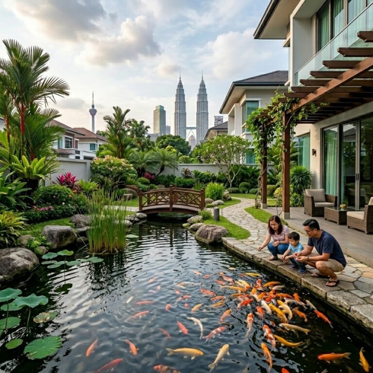 fish pond cleaning